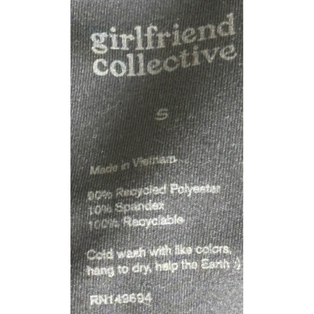 Girlfriend Collective Womens Size Small Navy Blue High Rise Basic Leggings HR HW - Picture 3 of 3